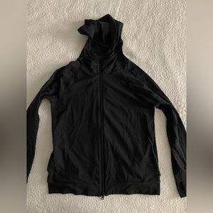 Zinni by garnet Hill hoodie jacket. All black.